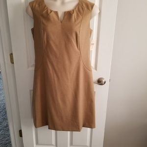 Coldwater Creek Size 14 Sueded Twill Sheath Dress